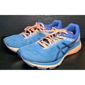 Asics GT 1000 7 Womens Size 11W Blue Athletic Running Shoes Sneakers 1012A029